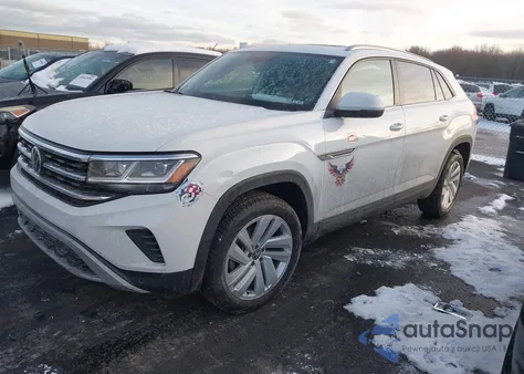 2022 Volkswagen Atlas Cross Sport 2.0T Se W/Technology z USA, uszkodzony, nr VIN 1V2KC2CA9NC219883